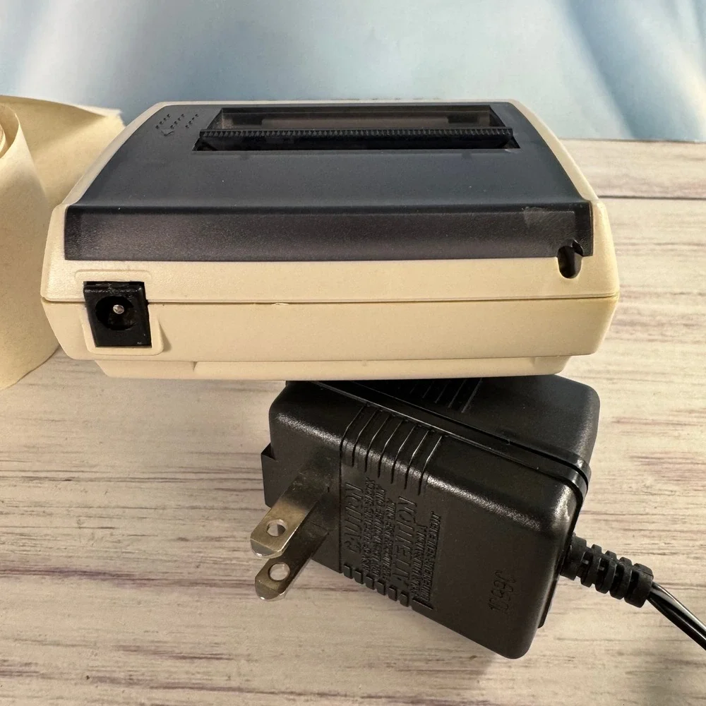 Canon P1-DII Palm Printer Calculator 12 Digit Beige Portable Printing Vintage
